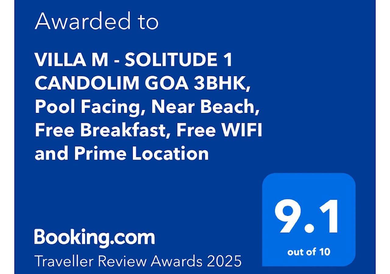 Villa M - Solitude 2 Candolim Goa 3Bhk, Pool Facing, Near Beach, Free Breakfast, Free Wifi And Prime Location Luaran gambar